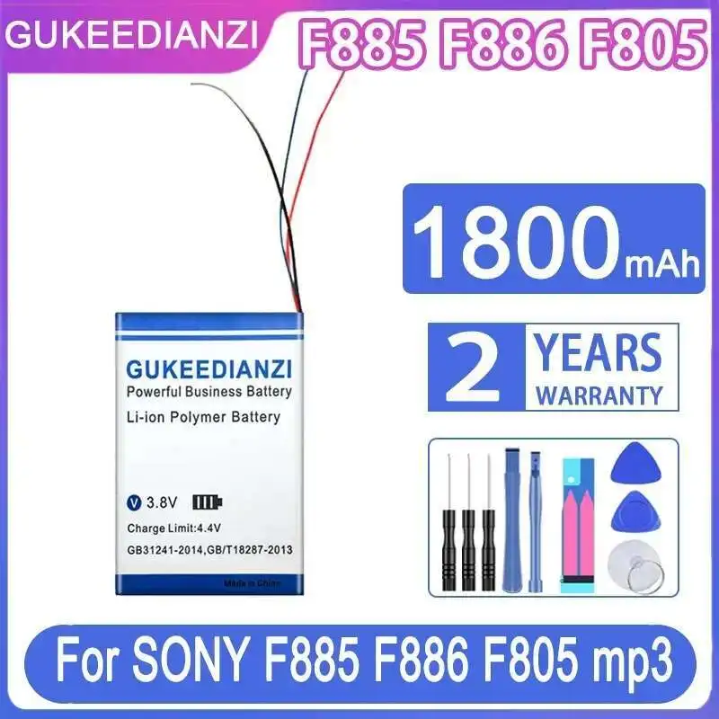 

Для Sony F885 F886 F805 Mp3 3-проводной аккумулятор 1800 мАч Mp4 высокая эффективность