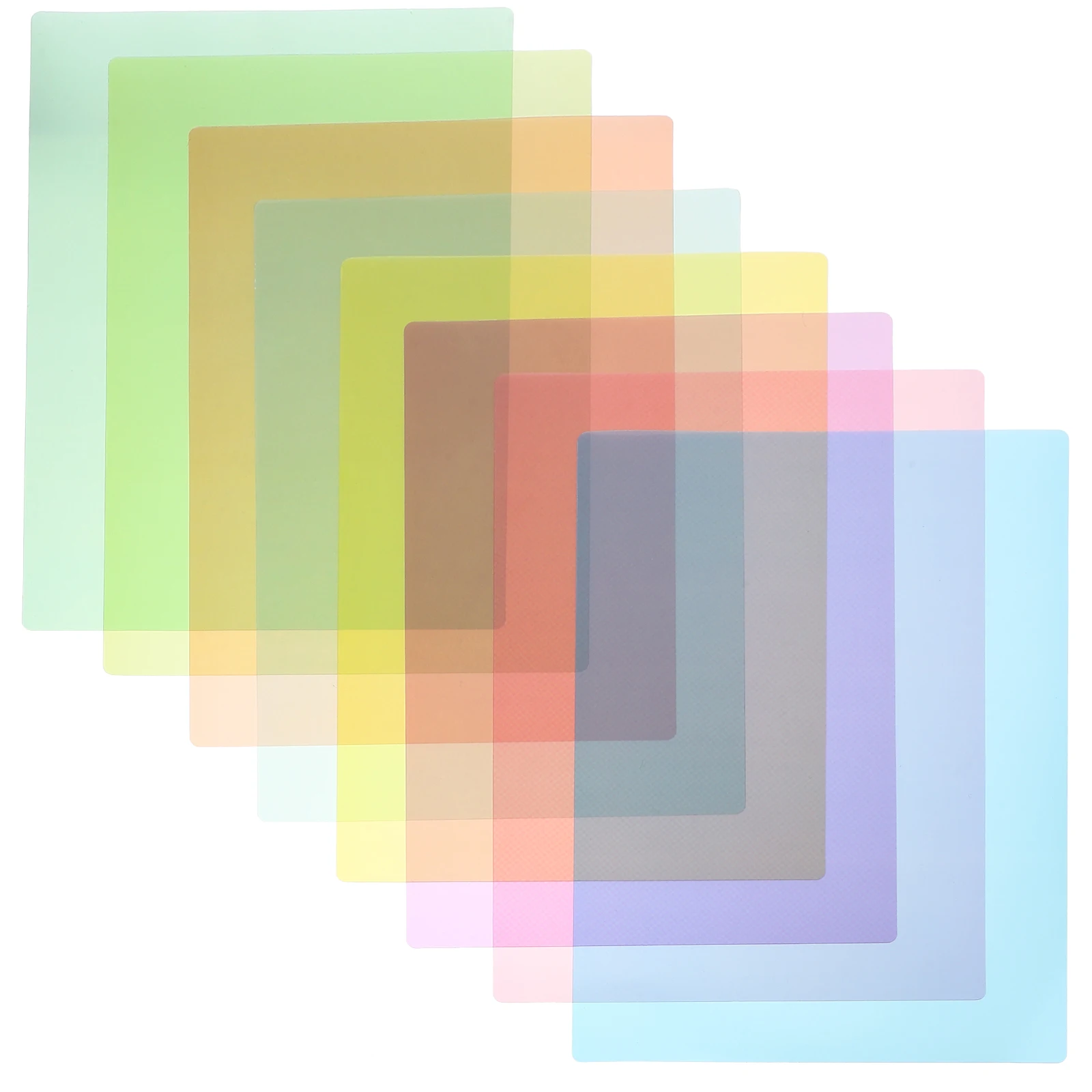 8 قطعة شرائط تتبع تسليط الضوء على القراءة الموجهة تراكبات ملونة الإشارات المرجعية لأدوات القراءة شفافة شرائط الجملة