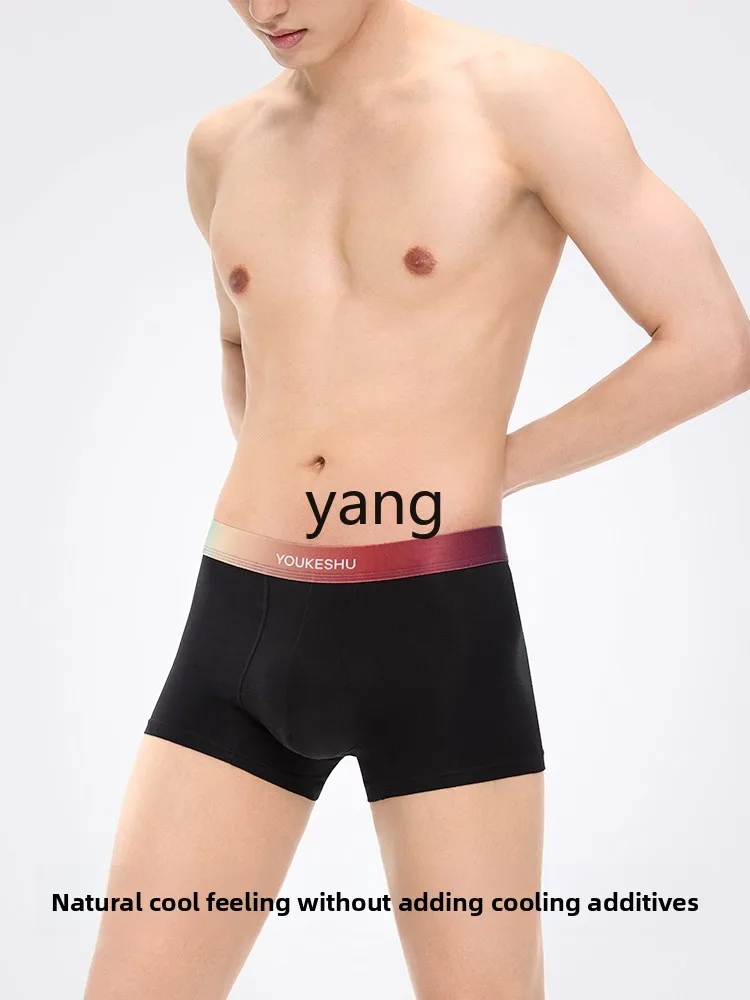 LMM men's panties boxers antibacterial crotch men's four corners teen boys