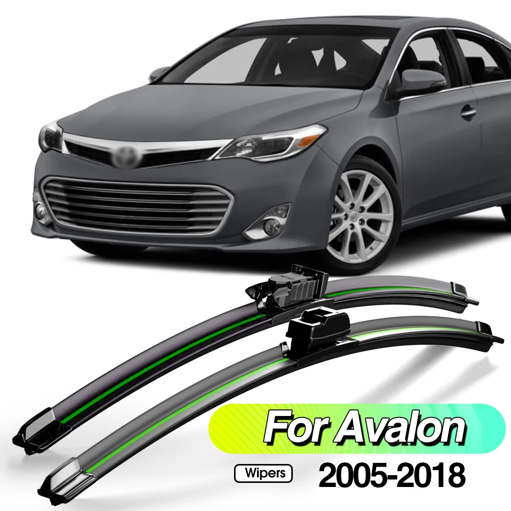 

For Toyota Avalon 2005-2018 2pcs Front Windshield Wiper Blades Windscreen Window Accessories 2006 2008 2009 2012 2013 2016 2017