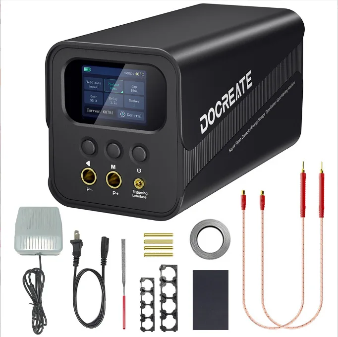 SK-10P 2.0 بوصة شاشة ملونة سوبر فاراد مكثف ماكينة لحام نقطي 18650 بطارية ليثيوم لحام البقعة