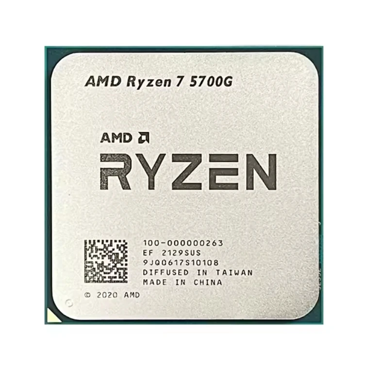 

A-M-D R7 5700G Cezanne 8-Core 3.8 GHz Socket AM4 65W 100-100000263BOX Desktop Processor AMD Radeon Graphics