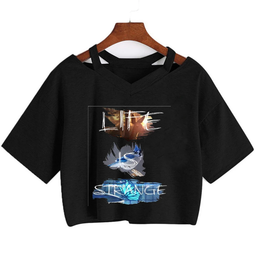 Life Is Strange crop top women goth party summer vintage shirt streetwear cheap funny