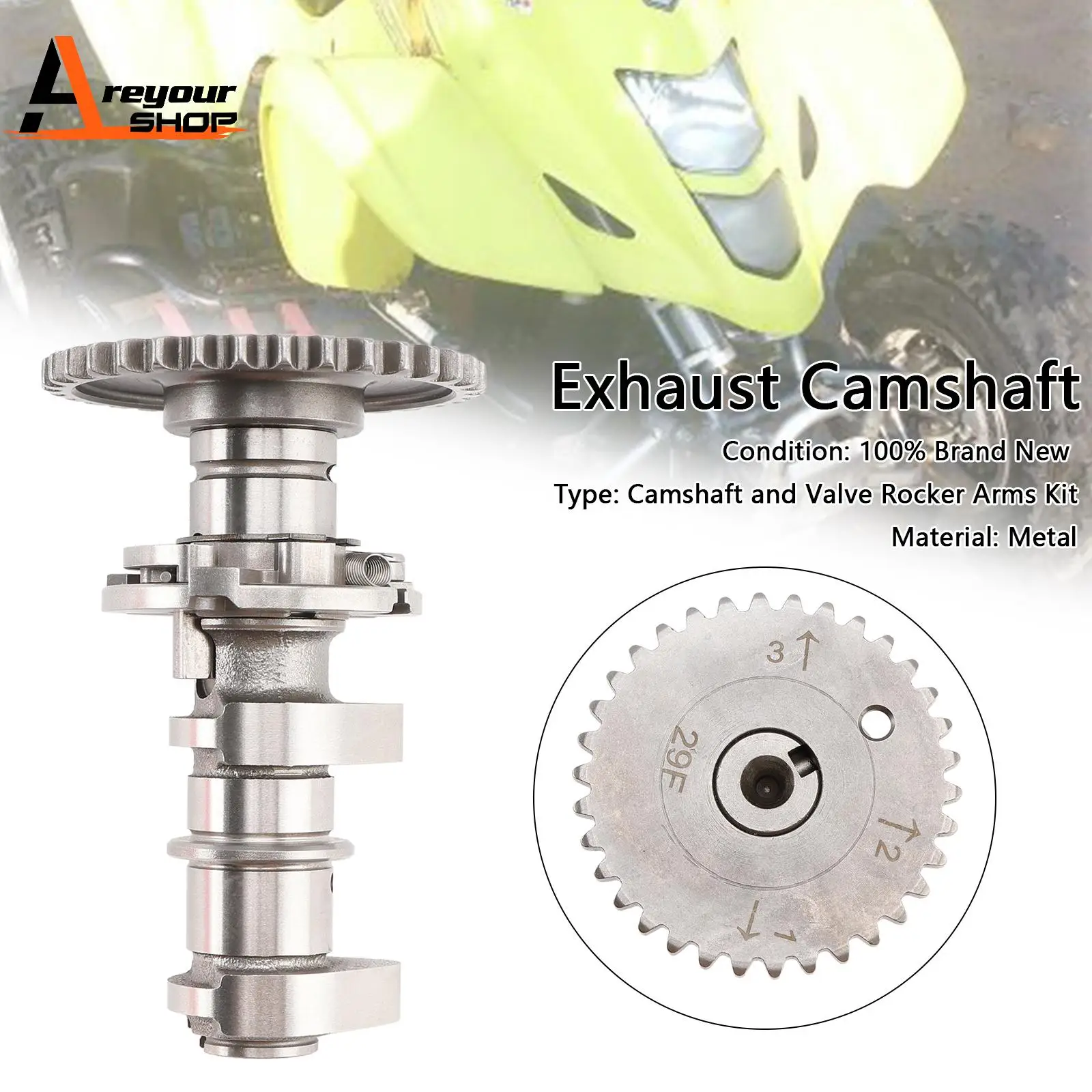 

12720-07G00 Camshaft for Suzuki LTZ400 LT-Z400 Quadsport Z400 2003 2004