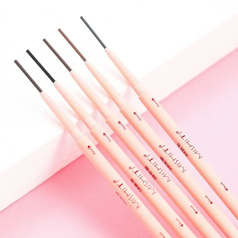 1.5mm Ultra Fine Eyebrow Pencil Double-Ended Waterproof Sweat-proof Long Lasting Professional Eyebrow Enhancers Makeup for Women