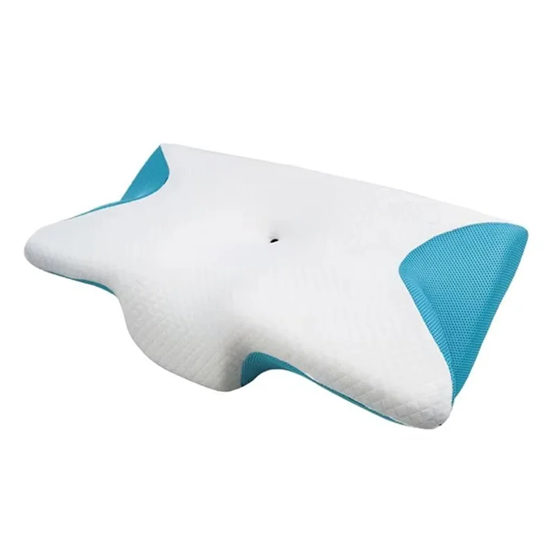 

A21Q -Foam Neck Pillow Ergonomic Adjustable Foam Neck Pillow Contour Odorless Sleep Pillow For Side Sleeper Bed Pillow