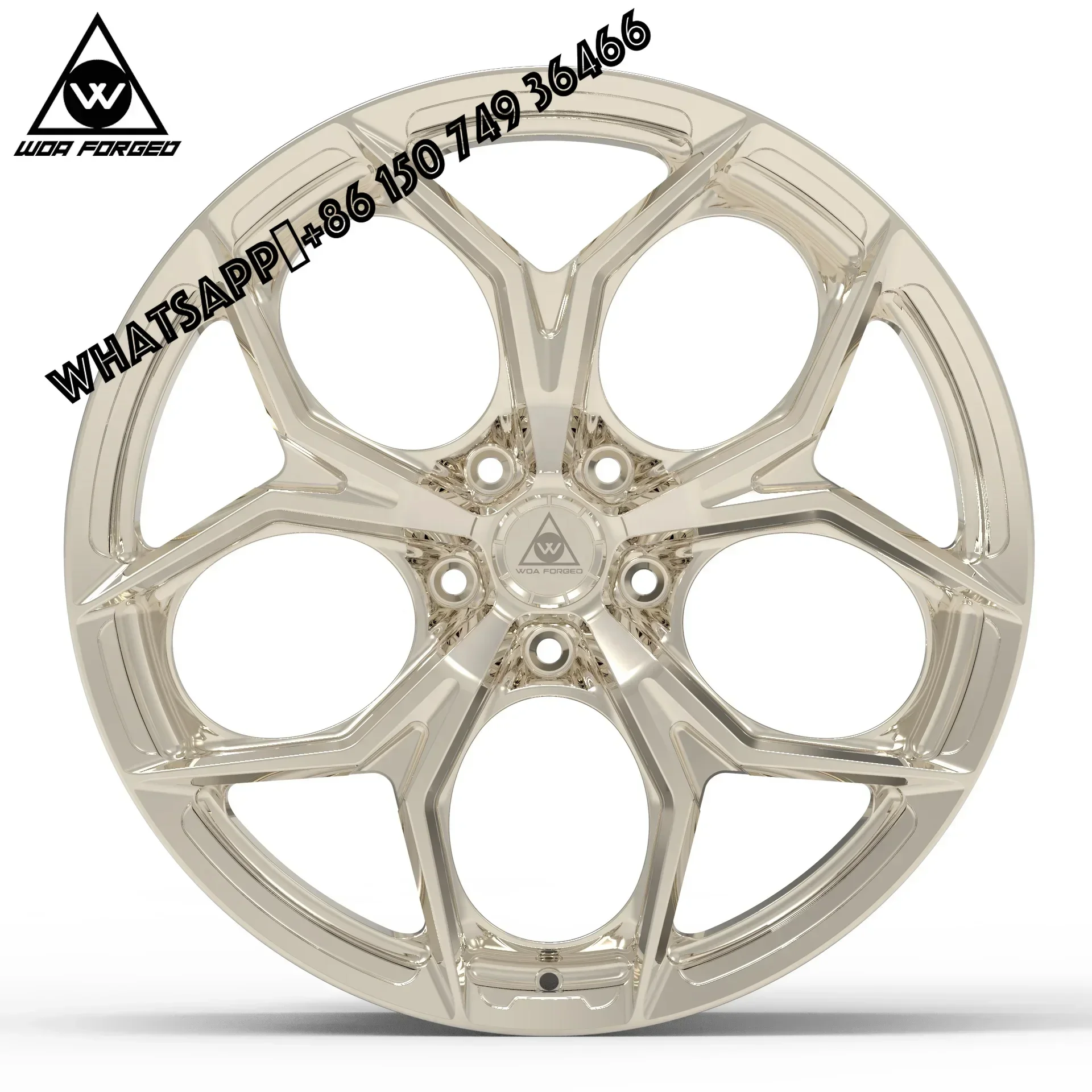 6061-T6 Wholesale Custom Wheels Forged Car Rims P111sc 18 19 20 21 22 Inch 5x112 Frozen Gold Bright for benz Class c Amg Mercede