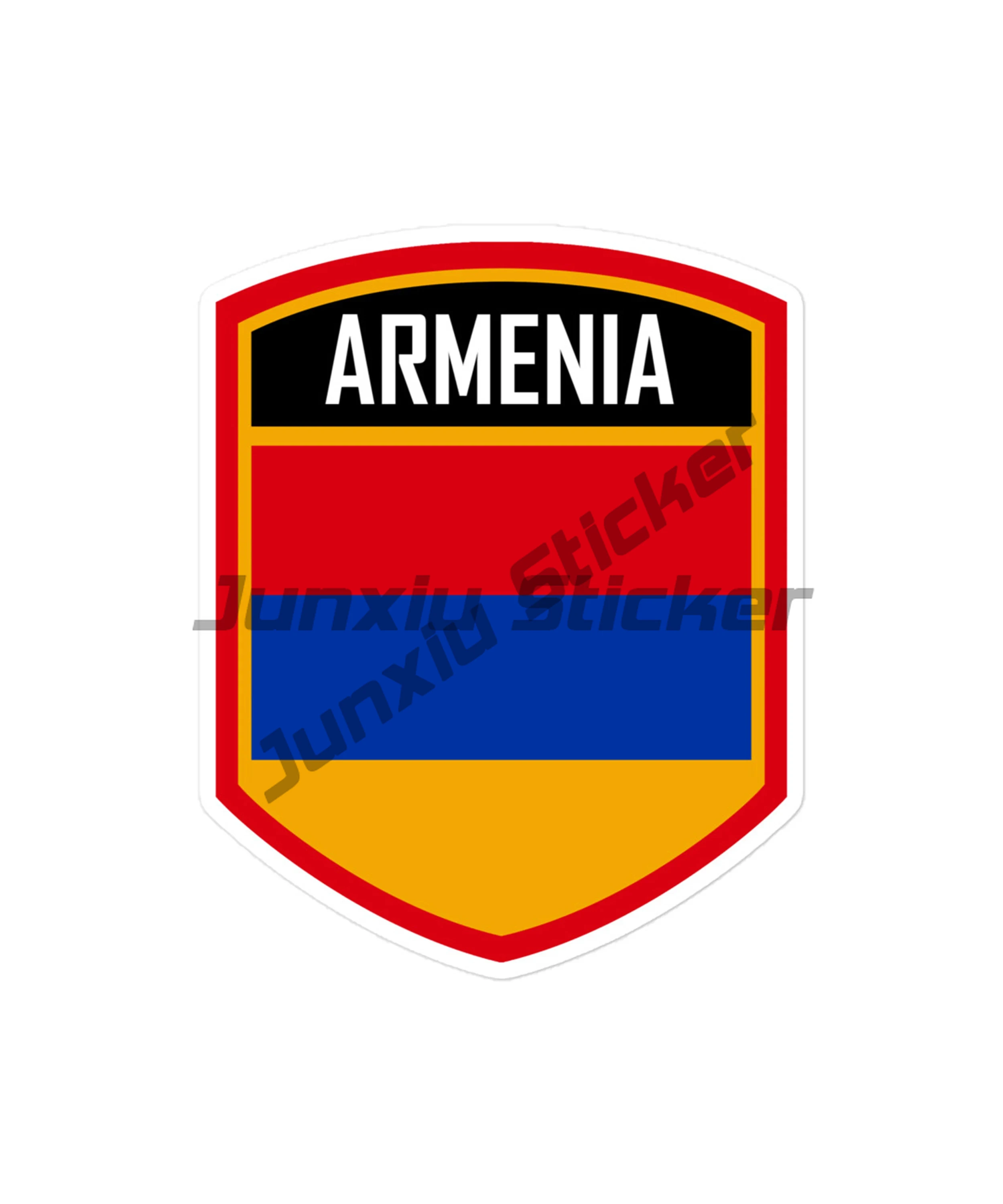 Armenian Eagle Flag Personalized Car Stickers Europe Armenia Round Seal Coat of Arms Emblem Map Flag Silhouette Country Code AM