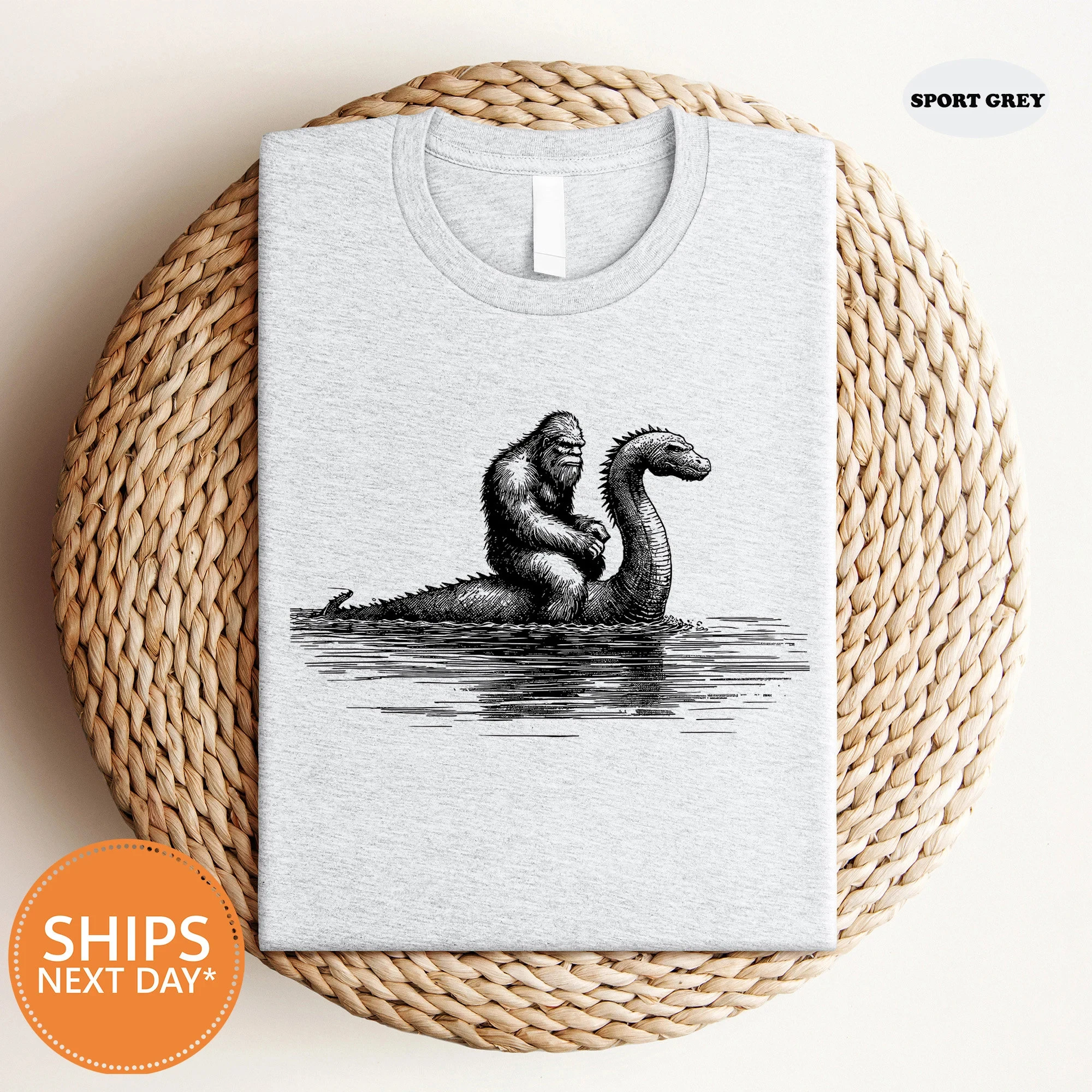 مضحك بلايز الراحة الألوان بيج فوت قمصان فرحان لوخ نيس الوحش خمر قميص مضحك Sasquatch الجرافيك كبير القدم المحملة