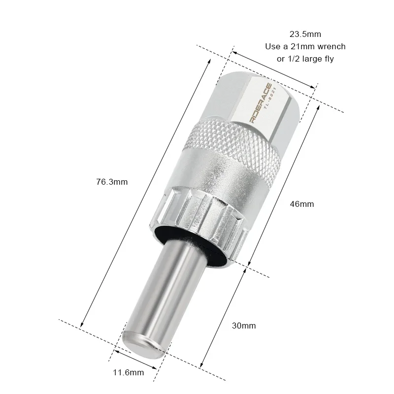 自転車修理ツールキット カセットスプロケットスリーブ 自転車カセットスプロケット取り外しレンチ チェーンホイップ サイクリング 8mm六角レンチ