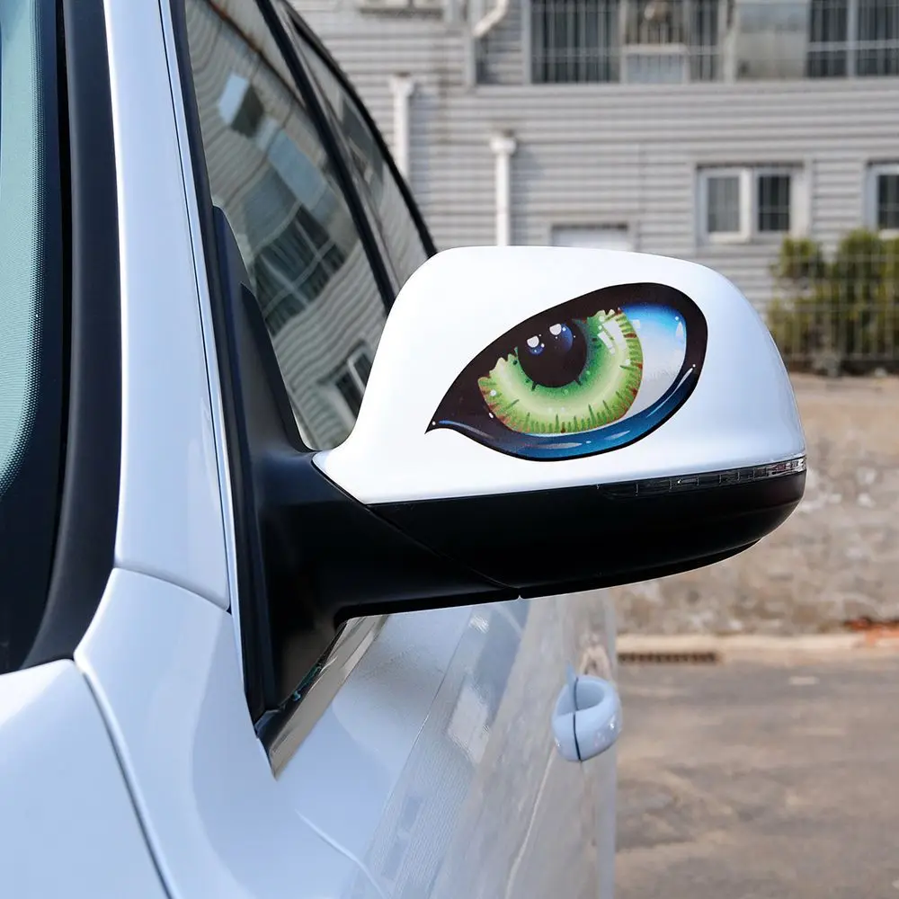 Creative 1 Pair Cat Eyes Exterior Accessories Car Styling 3D Stereo Eye Stickers Car Sticker Reflective Sticker Decals