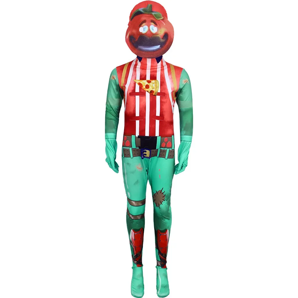 أزياء الهالوين لعام 2025 ، أزياء كوسبلاي فهد دي طماطم ، مجموعة الطماطم transfrontalière ، زي دي مشهد سور سين دي الهالوين