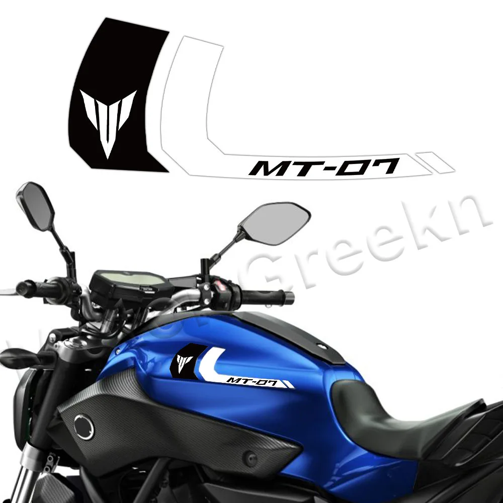 For Mt07 MT-07 mt07 Motorcycle Fuel Tank Sticker Stripe Decal Logo Kit Acessories Waterproof