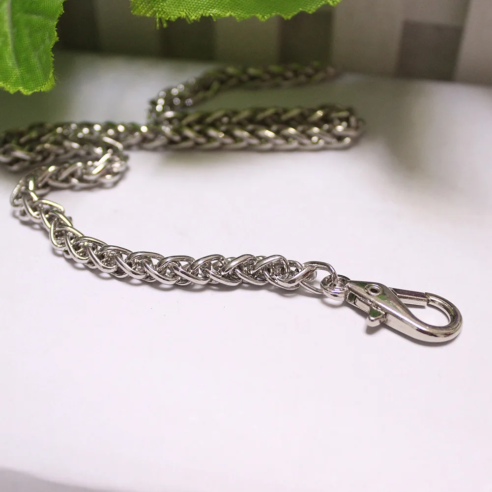 40/60/100/120cm Handbag Metal Chains For Bag DIY Purse Chain With Buckles Shoulder Bag Straps Handbag Handles Bag Accessories