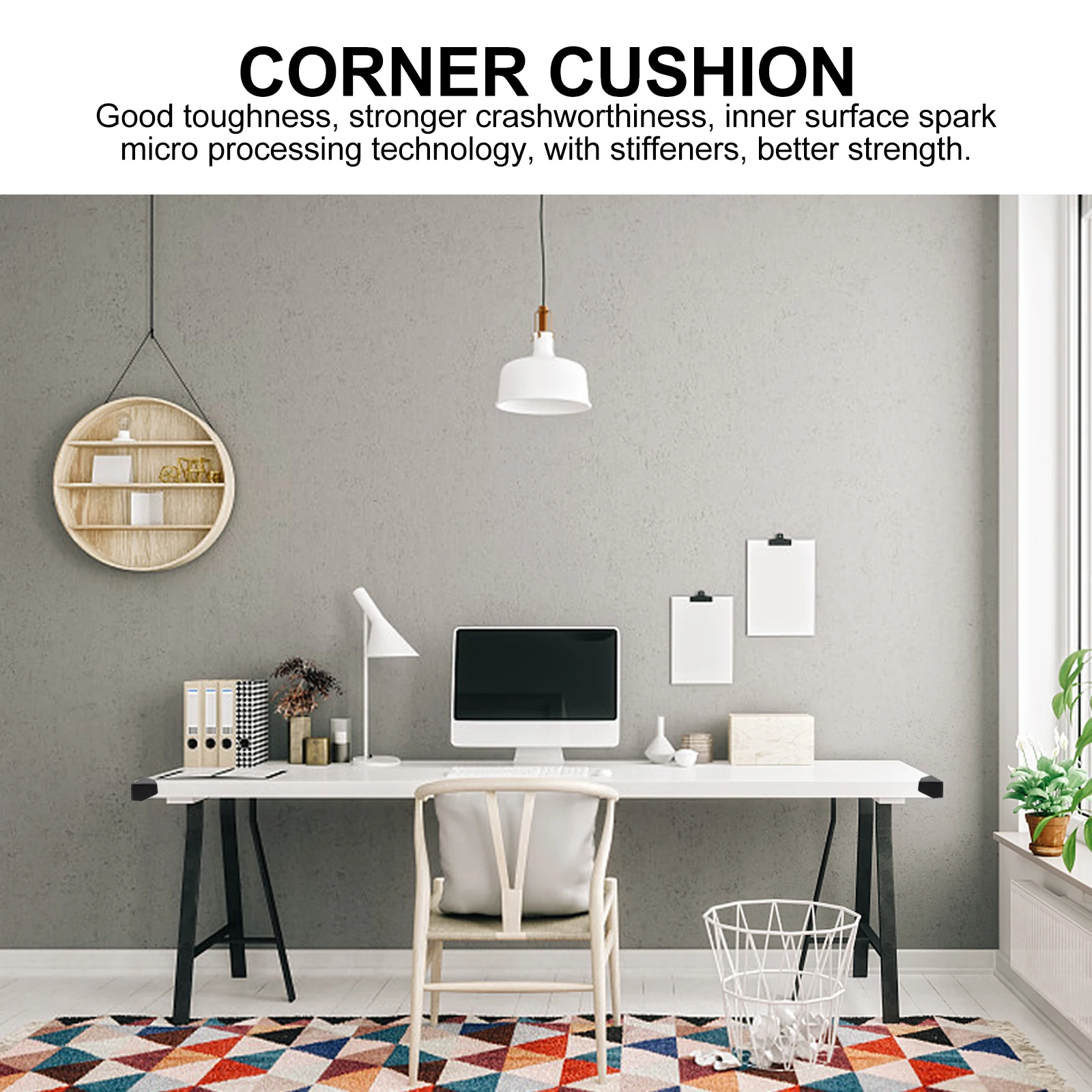 

100pcs Corner Protectors Box Packaging Anti-Collision Guard Reusable Edge Bumpers For Furniture Home Table Bed Door Panel