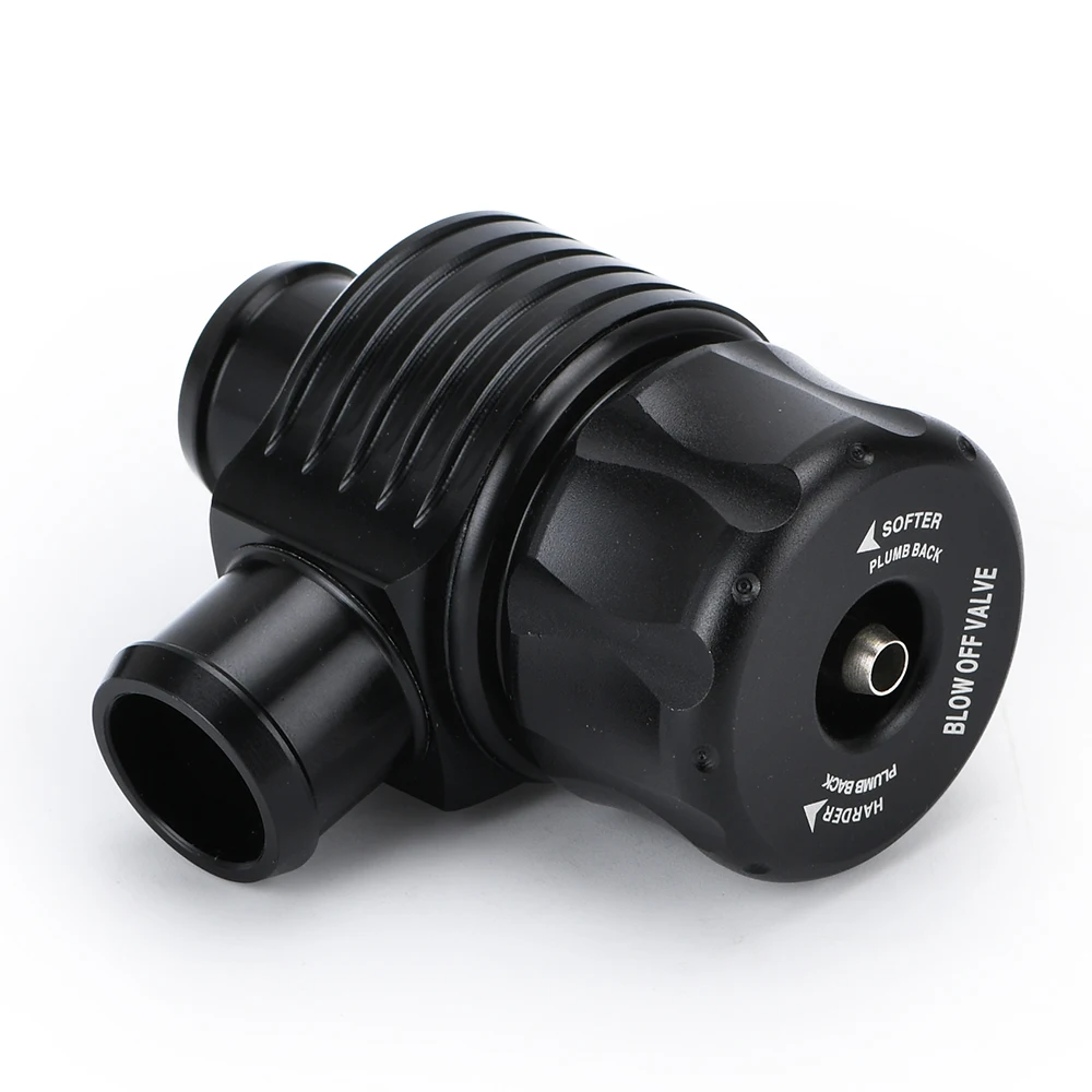 Czarny Auto Racing Turbo aluminiowy uniwersalny zawór wydmuchowy BOV 25mm 1.8T Turbo Wastegate bov z adapterem na zewnątrz VR5742BK — zdjęcie 5