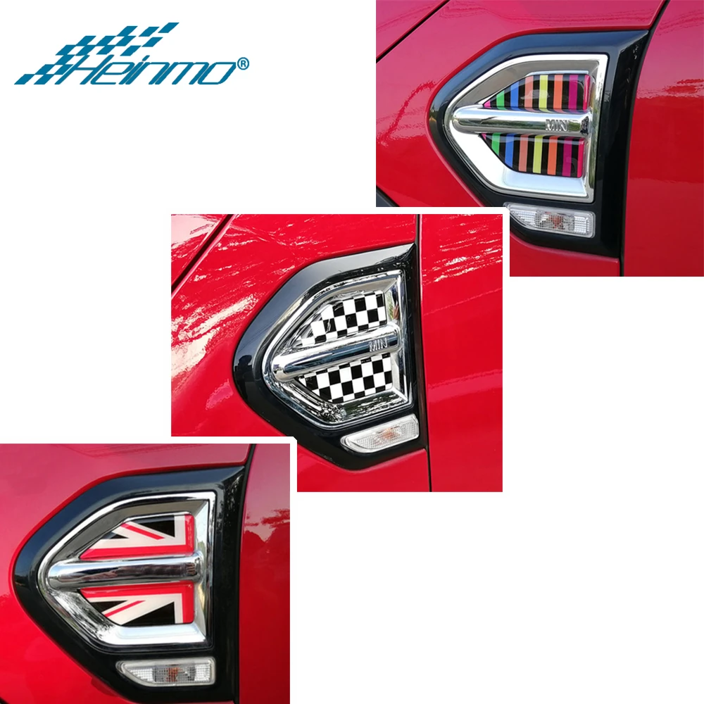 Car Light Side Fender Cap Cover Housing Sticker Decal for MINI Cooper F60 Styling Decoration Accessories Stickers for MINI F 60