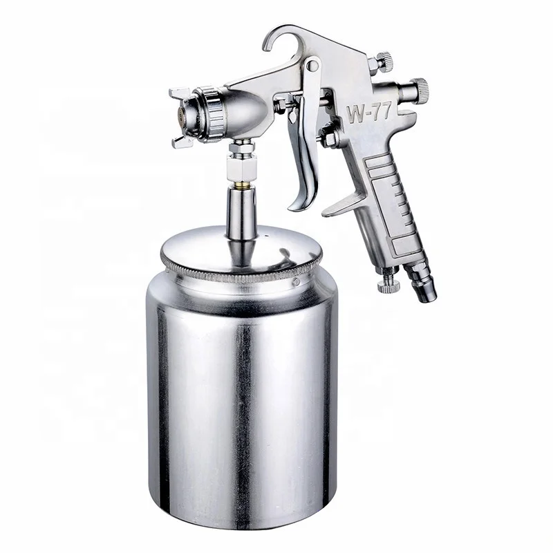 

For W-77 Suction Air Spray Gun Furniture Auto High Pressure Paint Sprayer Air Hopper 3.0mm Pneumatic Spray Gun For PG827