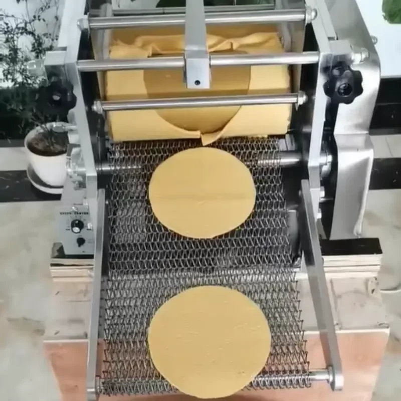 Commercial Automatic Electric Tortilla Making Machine for Mexican Style Cooked Tortillas Production Equipment
