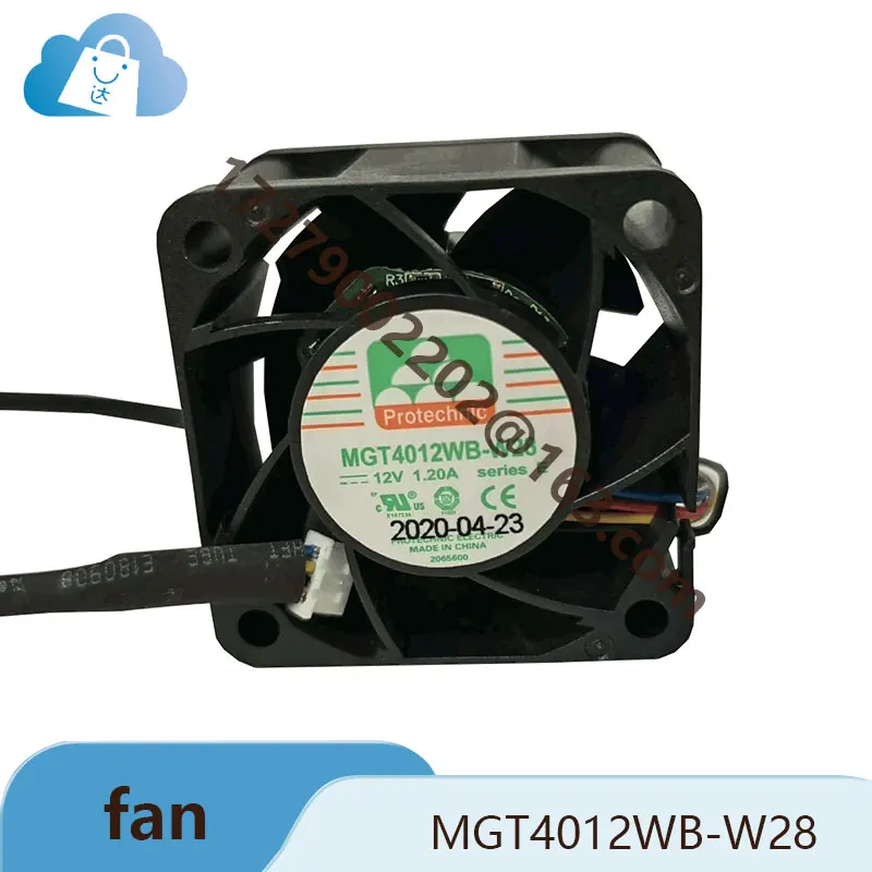 Brand new MGT4012WB-W28 12V 1.20A 4CM 4028 4-wire high airflow fan