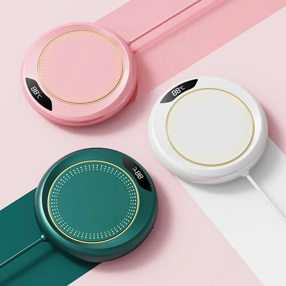 القهوة مدفأة القدح لمكتب شمعة دفئا لوحة اللمس الكهربائية المشروبات تدفئة 8H السيارات اغلاق كوب ذكي أدفأ ترموستات #3