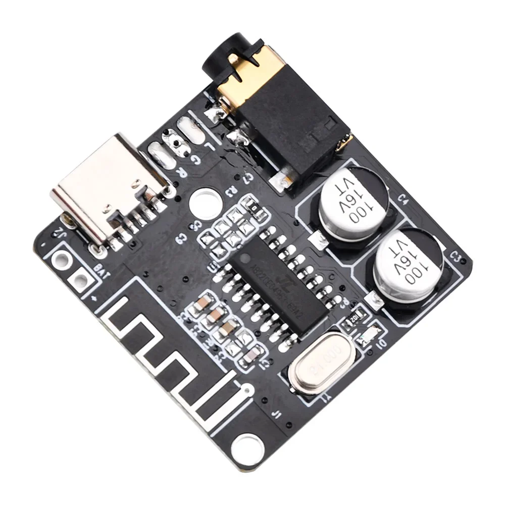 VHM-314 Wireless Stereo Music Module Audio Aux Bluetooth-Compatible 4.1/5.0 MP3 Decoding Player Board Type-C Micro USB 5V Power