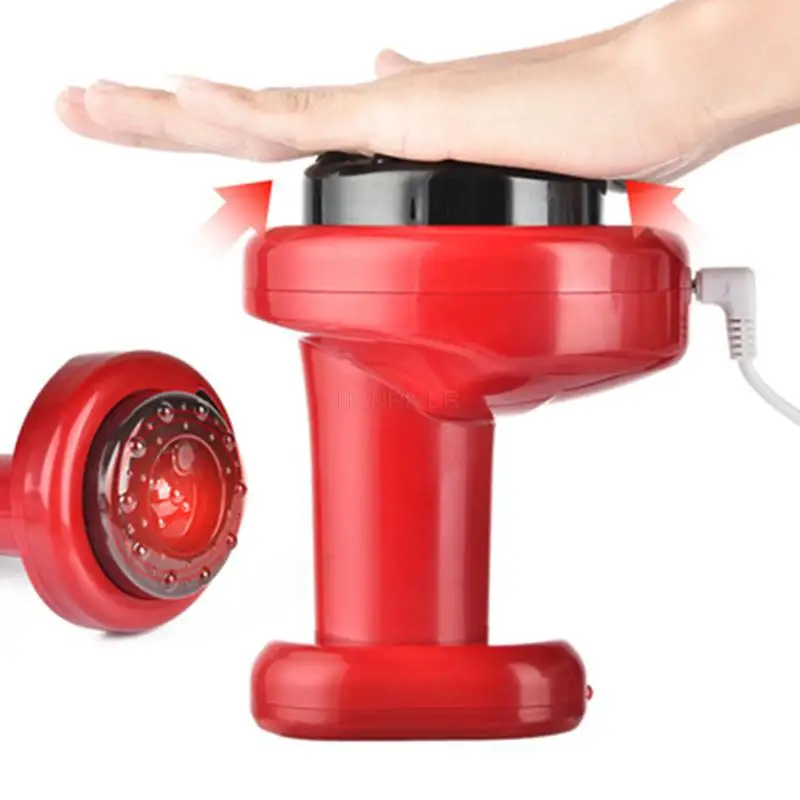 Electric Cupping Massager Scraping Device Meridian Anti Cellulite Fat Burning Body Slimming Vacuum Suction Cups Apparatus