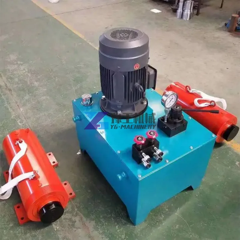 Construction Machinery Cement Pipe Jacking Machine with Diesel and Electric Hydraulic Pump Station