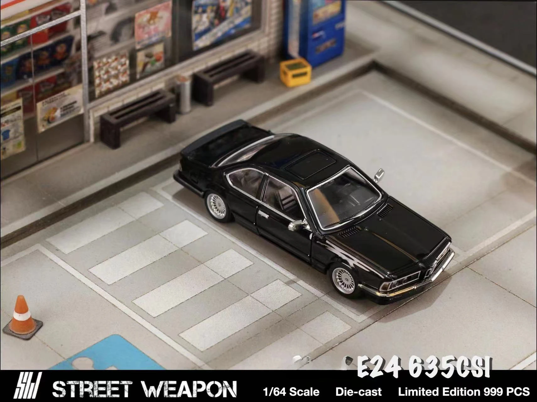 

**Soon arrive **SW 1:64 635 E24 CSI Black Diecast Model Car