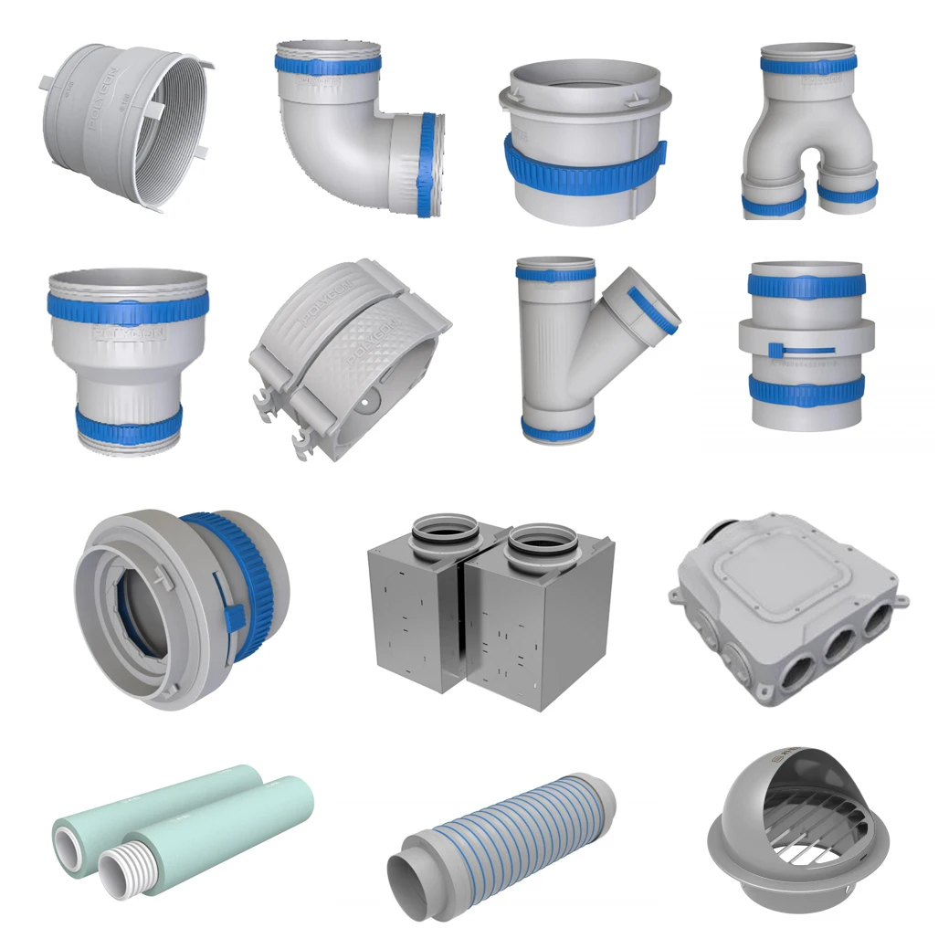 HVAC High Quality PE/Epp Round Air Ventil Duct For Ventilation System