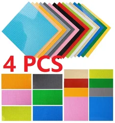 4Pcs Base Plates 32x32 16x32 Dots Classic Base Plates Plastic Building Bricks MOC City DIY Assembly Educational Diy Gift