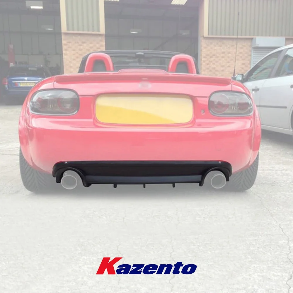 For Mazda Mx5 Roaster Miata Nc 1 2 3 Spt Style Rear Diffuser (Twin Exhaust Exit, For Oem Rear Bumper) Carbon Fiber