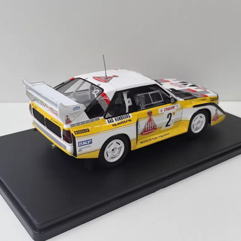 

IXO 1/24 Scale QUATTRO S1 #2 1986 Alloy Simulation Car Model Static Collection Decorated Holiday Toys Souvenir Gift