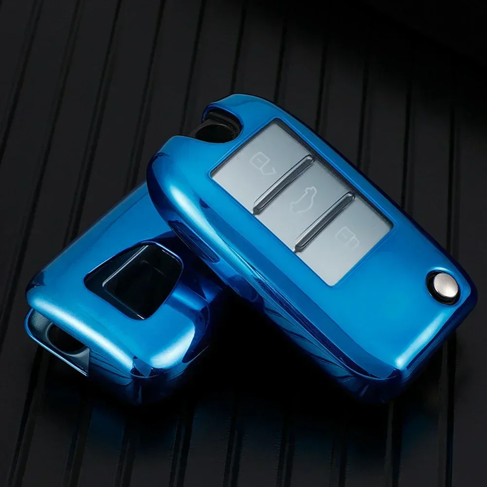 Folding Key Case Cover Keychain for Roewe RX5 MG3 MG5 MG6 MG7 MG ZS Easy and Convenient Key Protection with Style