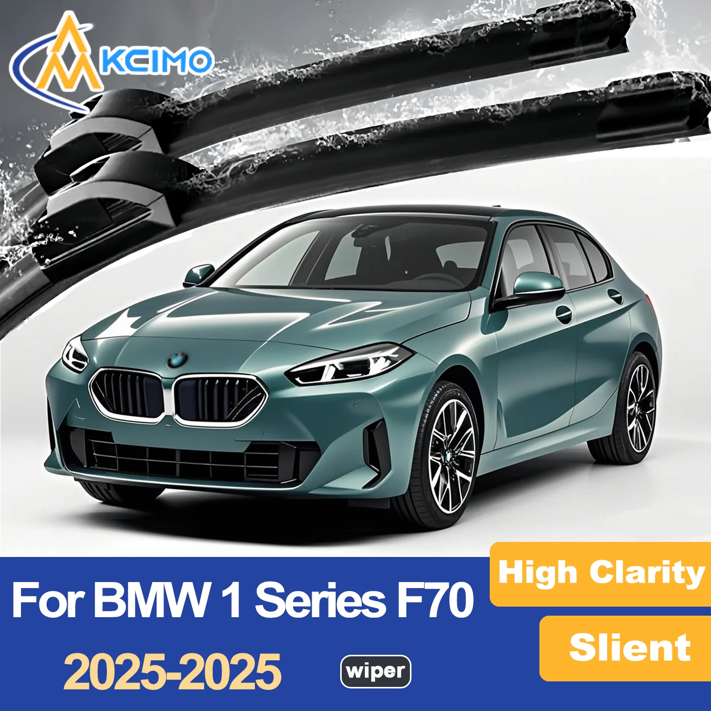 

High Performance Wiper Set for BMW 1 Series F70 2015-2025 Quiet Glide Technology Long Lasting All-Weather Clearance