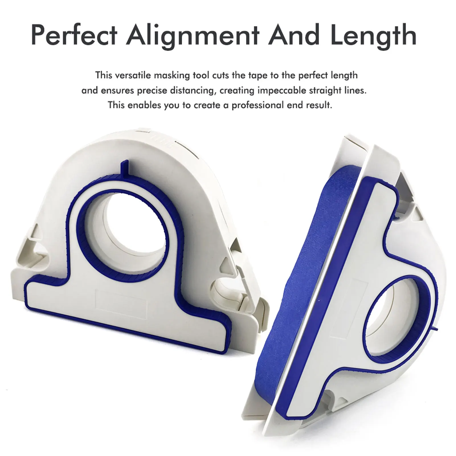 

25mm Wide Red Sticker Covering Paint Tape Dispenser Masking Tape Applicator with Cutter for Trim Window Frame