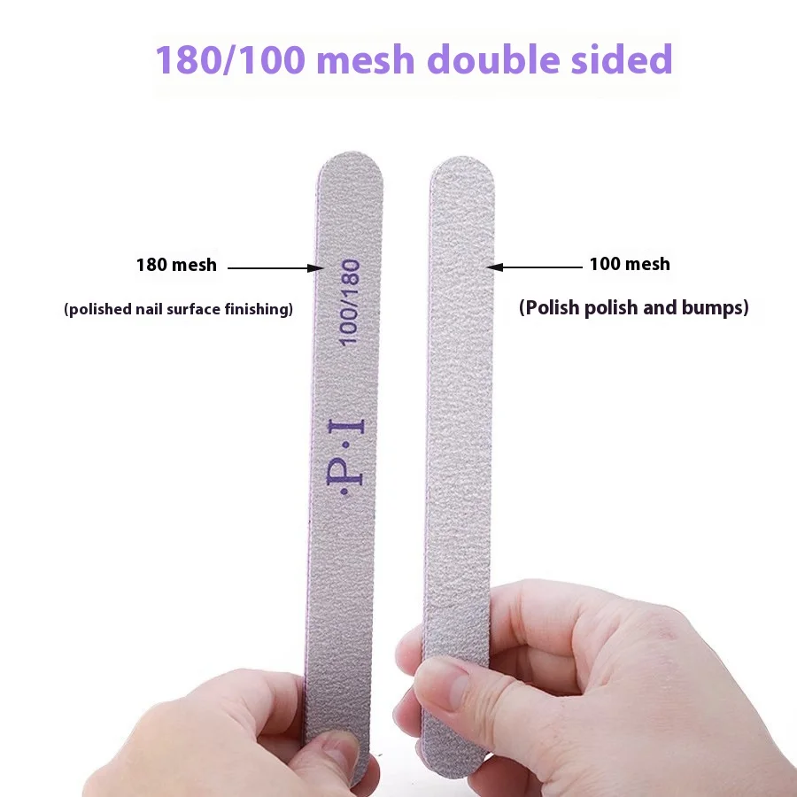 両面爪やすり、サンド除去スポンジファイルなし、ネイリスト向けのサンド除去ストリップを防ぐ特別なロングストリップr