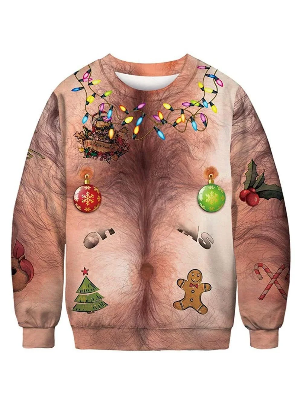 جديد Cisas مضحك الصدر العضلات جولة Ne Sweatirt الرجال 3D الطباعة الرقمية ربيع الخريف قاعدة شخصية irt المرأة... #4