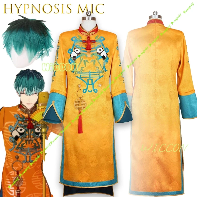 

Battle Ash Panda Hypnosis Mic Cosplay Costume Chinese Style Authentic Anime Outfit Game Replica for Holiday Cos
