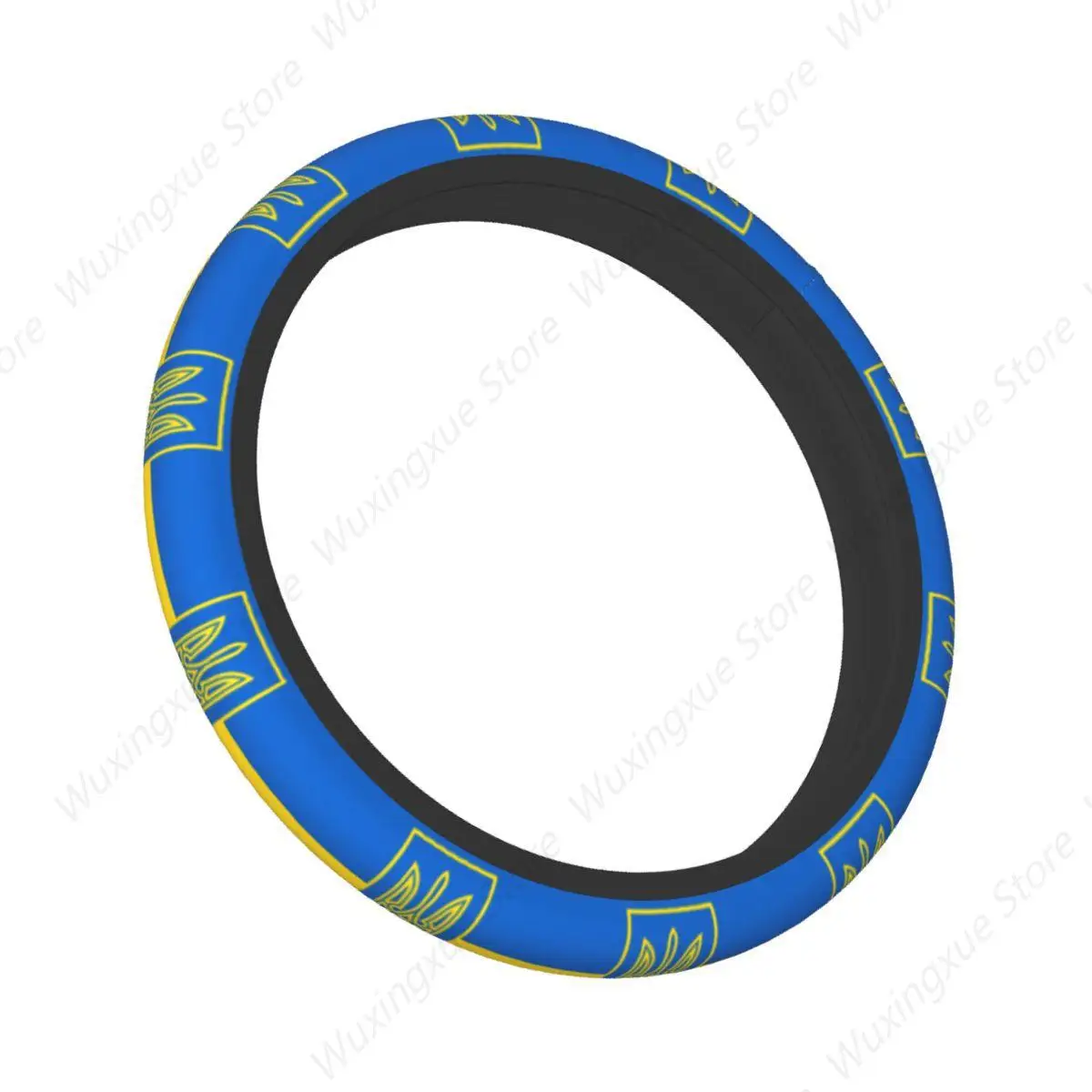 Car Steering Wheel Cover Ukraine Flag Ukrainian Military Braid On The Steering Wheel Cover Car-styling Colorful Auto Accessory