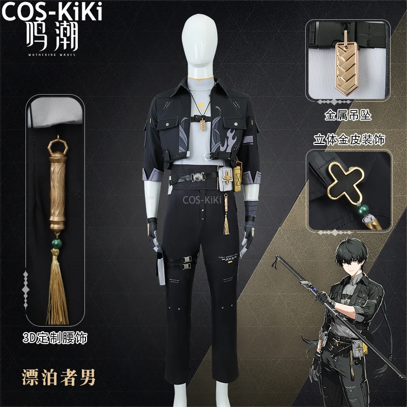 

COS-KiKi Wuthering Waves Rover Game Suit Gorgeous Handsome Uniform Cosplay Costume Halloween Party Role Play Outfit Men XS-3XL