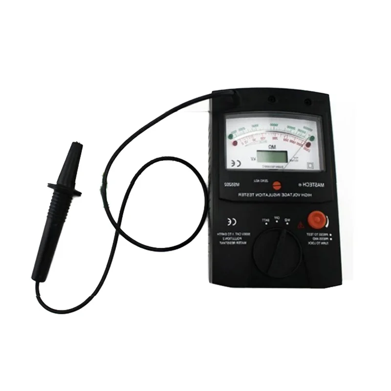 MASTECH MS5202 2500V Digital/Analogue Pointer Insulation Resistance Tester Max to 100000Mohm - view 6
