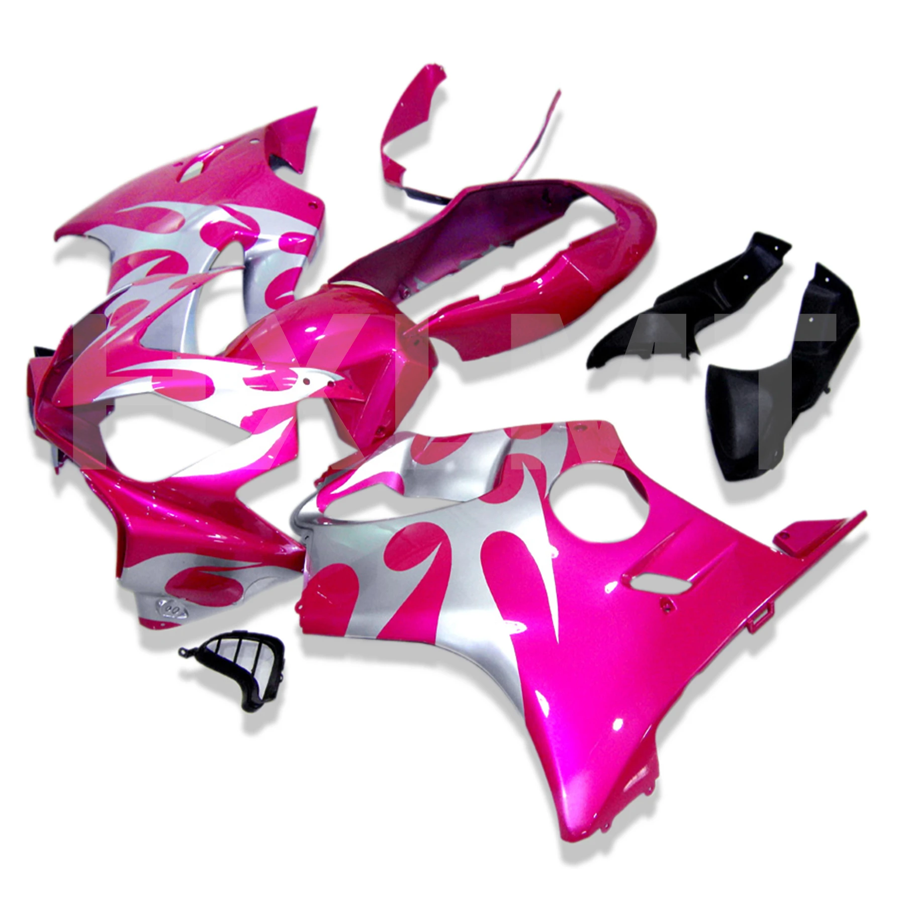 Injection Fairings For HONDA CBR 600 F4I 2004 2005 2006 2007 CBR600 F4I 04 05 06 07 Pink Black Fairing Kit