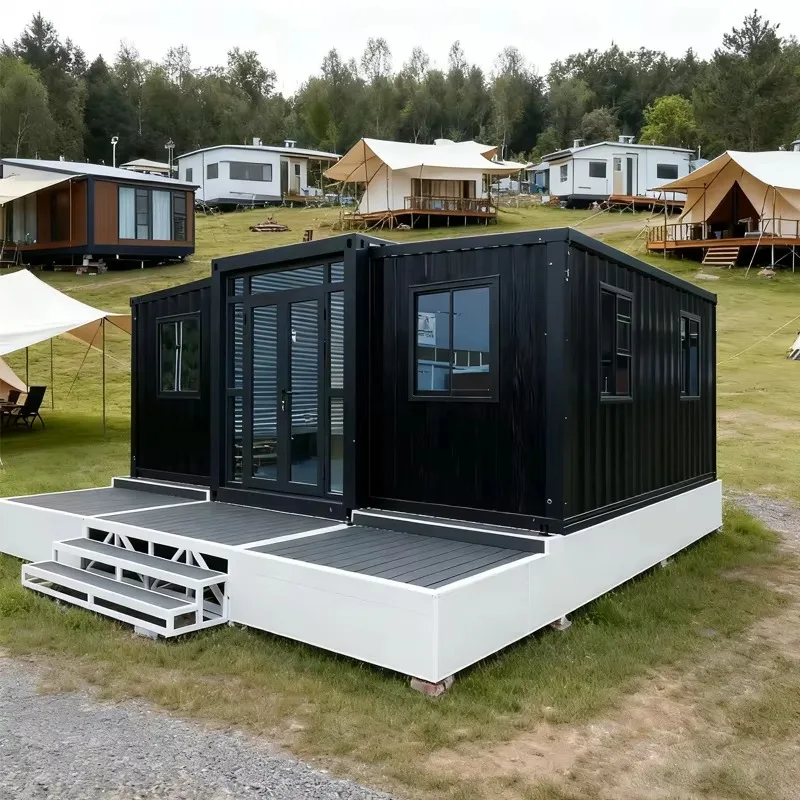 Outdoor Container House Quality Modular Container House Cabin Expandable Made From Steel Containers House Villa Use for Italy