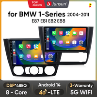 Junsun Android Wireless CarPlay Auto Car Radio For BMW 1-Series E87 E81 E82 E88 2004-2011 Intelligent Systems DSP SWC RDS GPS FM