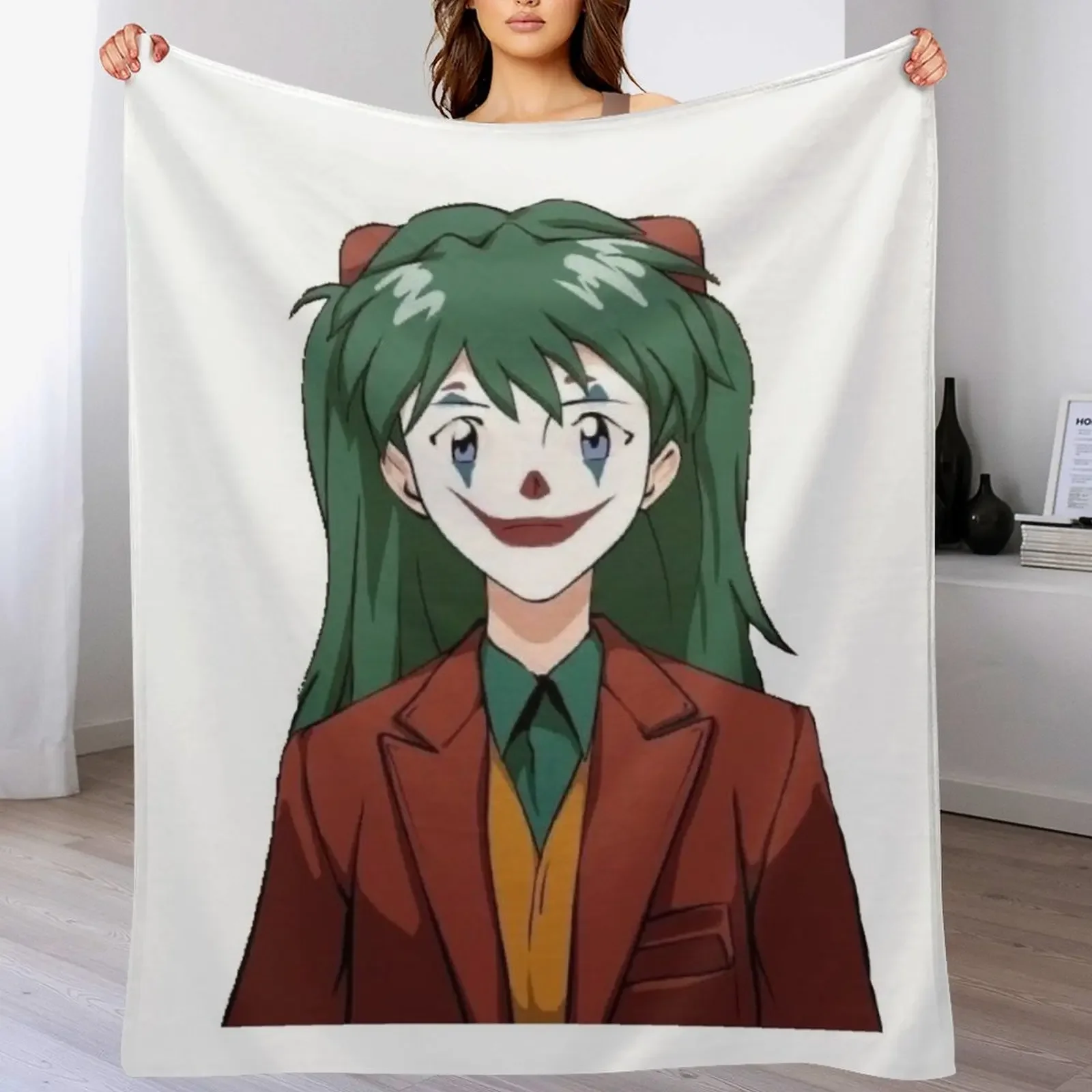 Joker Asuka Throw Blanket Fashion Sofas cosplay anime Nap Blankets