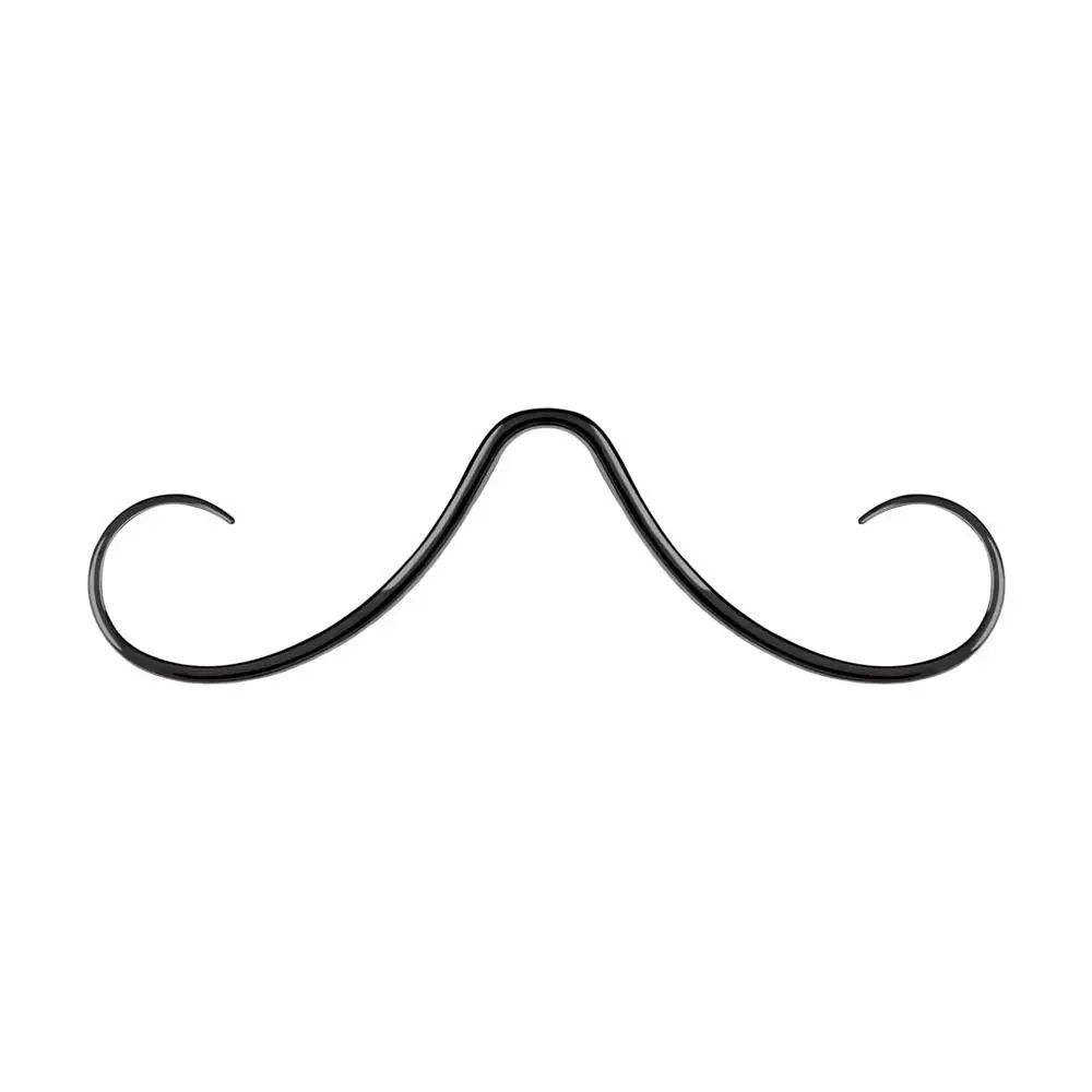 Ювелирные изделия для пирсинга, кольцо для перегородки усов, золотого цвета, кольцо из хирургической нержавеющей стали для усов, носа, бриллиантовое кольцо, аксессуары, украшения для тела