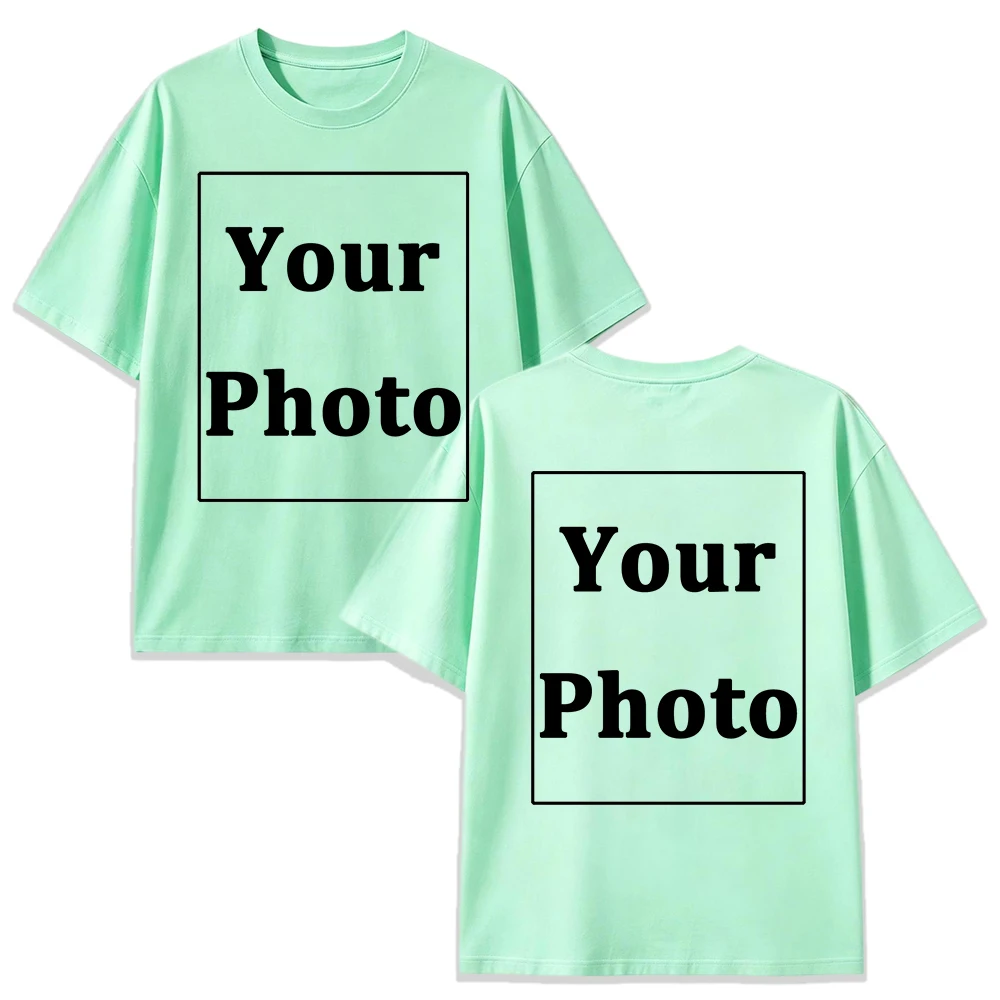 Herren Sommer Team T-Shirt Personalisiertes Design Lässige Weite Basic-Workwear Familien-Sport-Street-Tops Weiche Baumwollkleidung – Detail 30