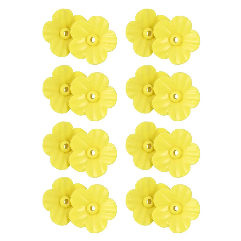 

16Pcs Hummingbird Feeder Replacement Flowers Flower Shape Feeding Ports Outdoor Bird Feeder Decorative Parts Hummingbird