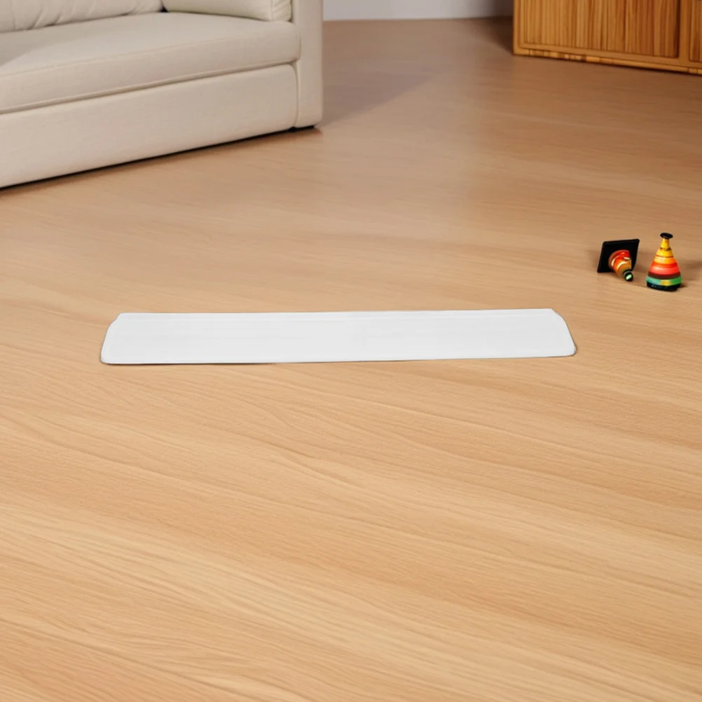 

2pcs Anti Kick Pedal For Baby Gate Floor Transition Ramp Gap Bridge White Pet Safety Gate Guardrail Holder Height